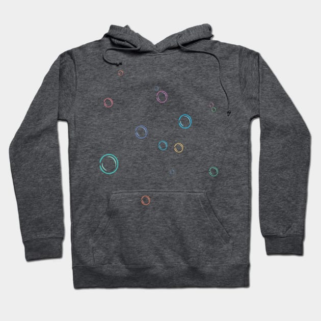 Rising Rainbow Bubbles Hoodie by madmonkey